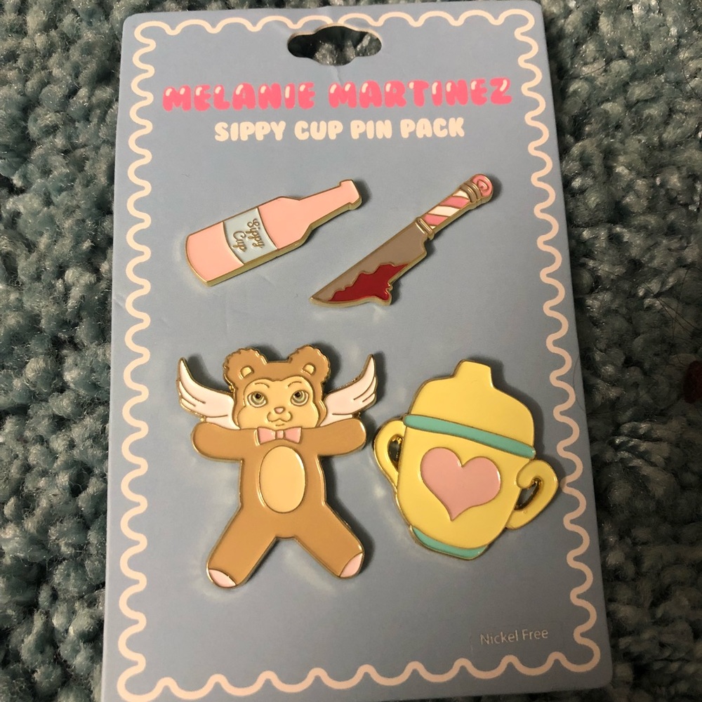 NWT Melanie Martinez Sippy Cup Pin Pack